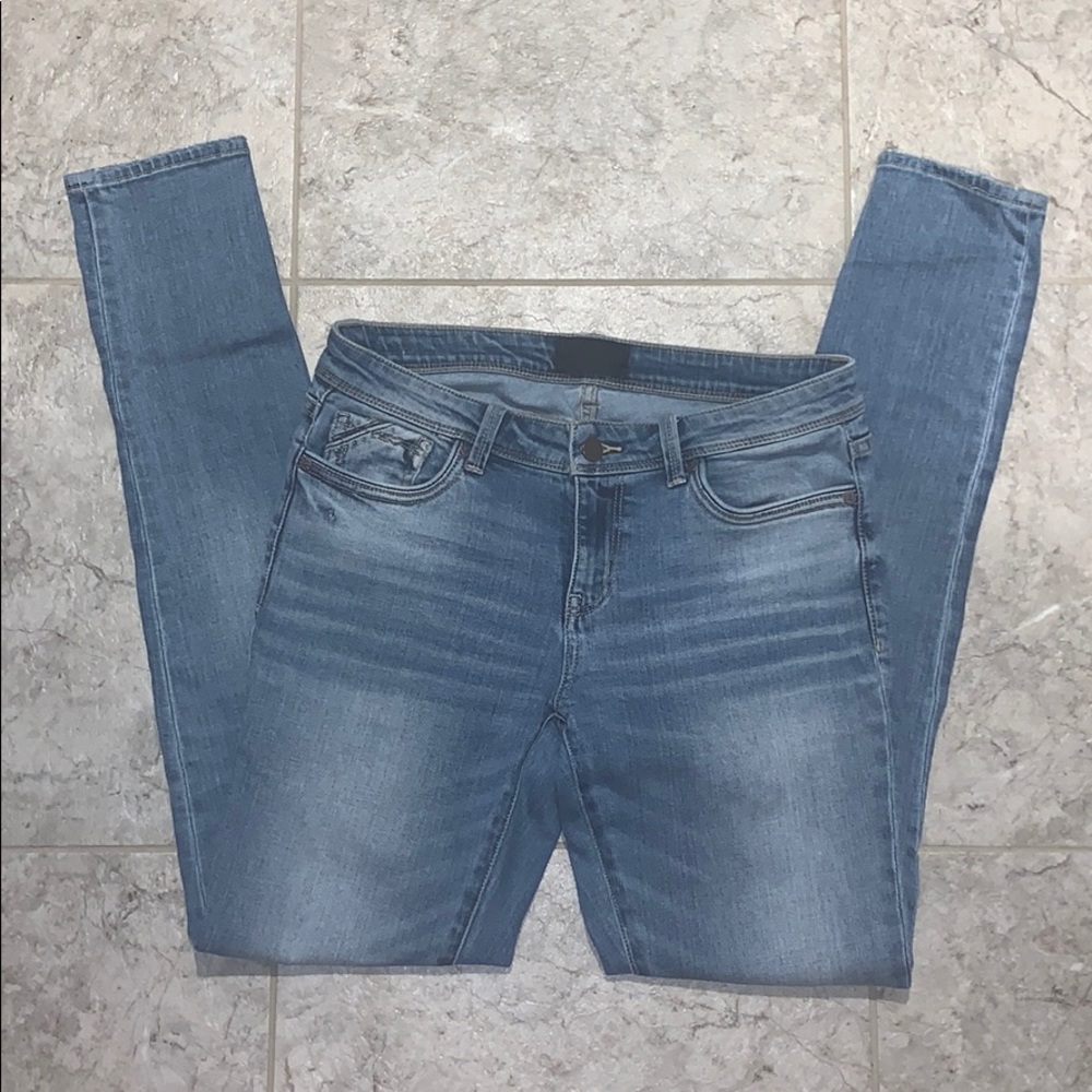 Buckle Black Skinny Jeans